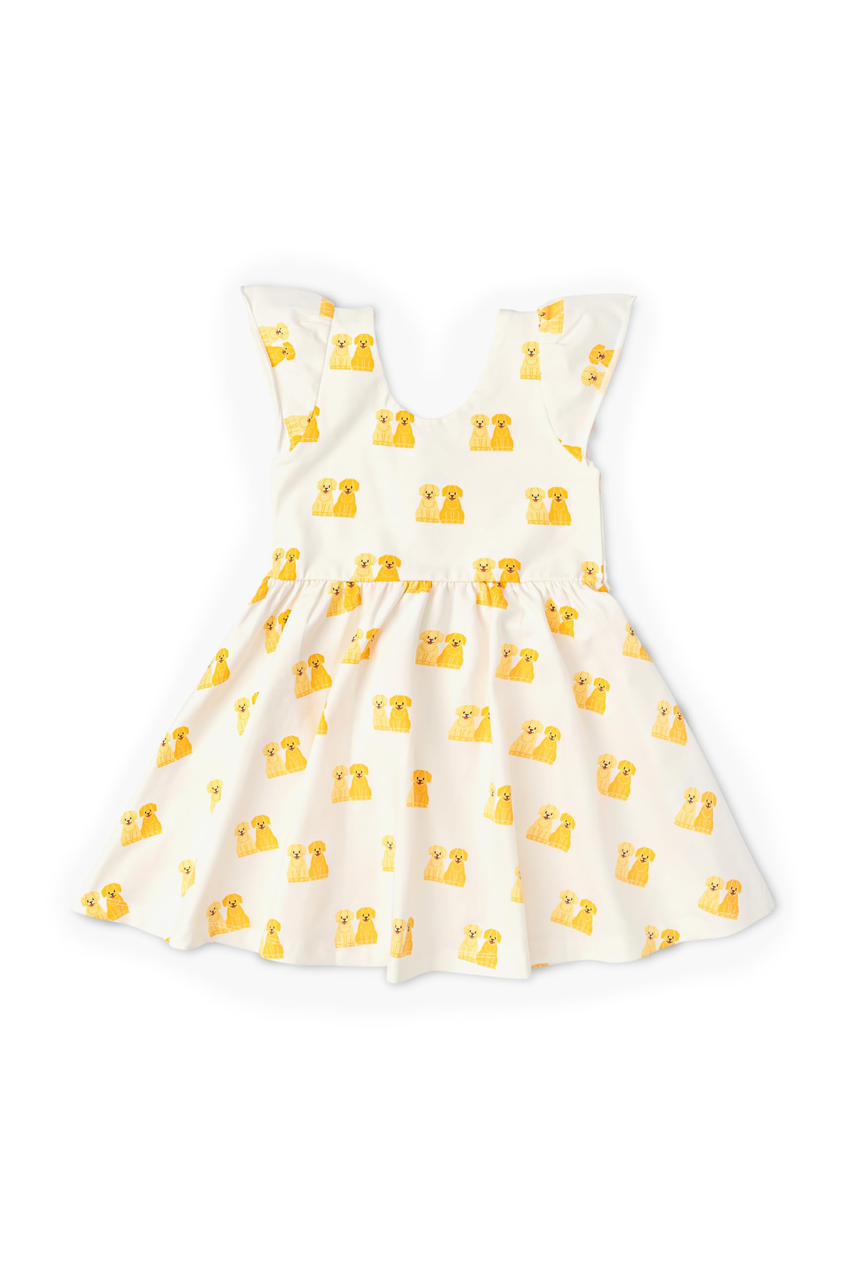 monica + andy Short Sleeve Let's Dance Dress, Organic Cotton Playwear Clothes for Girls, Kids, Toddler &amp; Infant Sizes