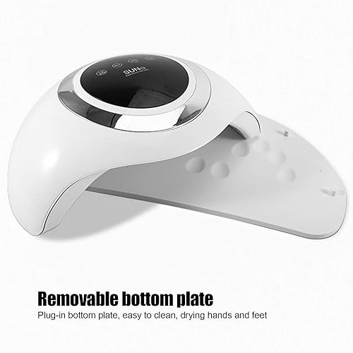Miniatura 5 de Lámpara de uñas, secadora de uñas de doble luz de 168 W, máquina de curado de uñas UV con inducción infrarroja para el hogar, salón de uñas,