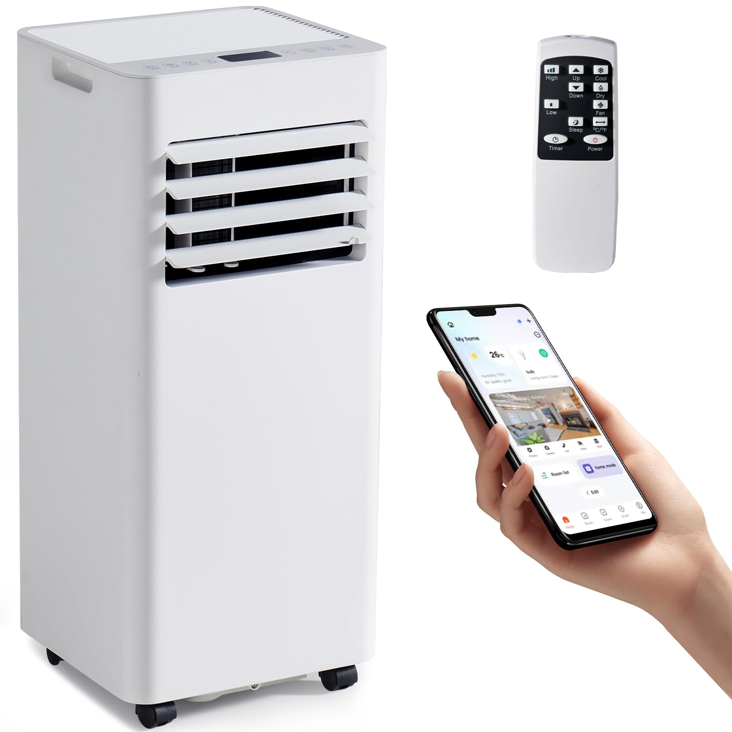 Amazon.com: Aoxun 10000 BTU Portable Air Conditioners, WiFi