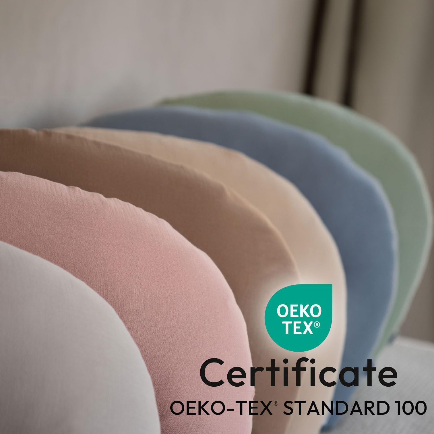 Réducteur de Lit Bébé 100x60 cm Cocon Nouveau-né Mousseline Douce Matelas Nid Bébé Coton Certifié Oeko-TEX Sommeil Sécurisé Berceau Lit Voyage Beige