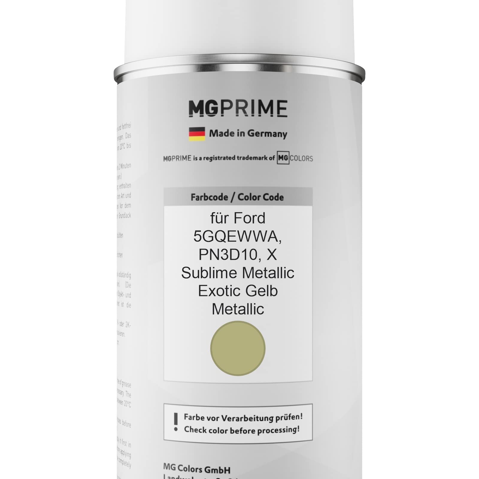 Peinture Voiture Bombes Aérosols Pour Ford 5GQEWWA PN3D10 X