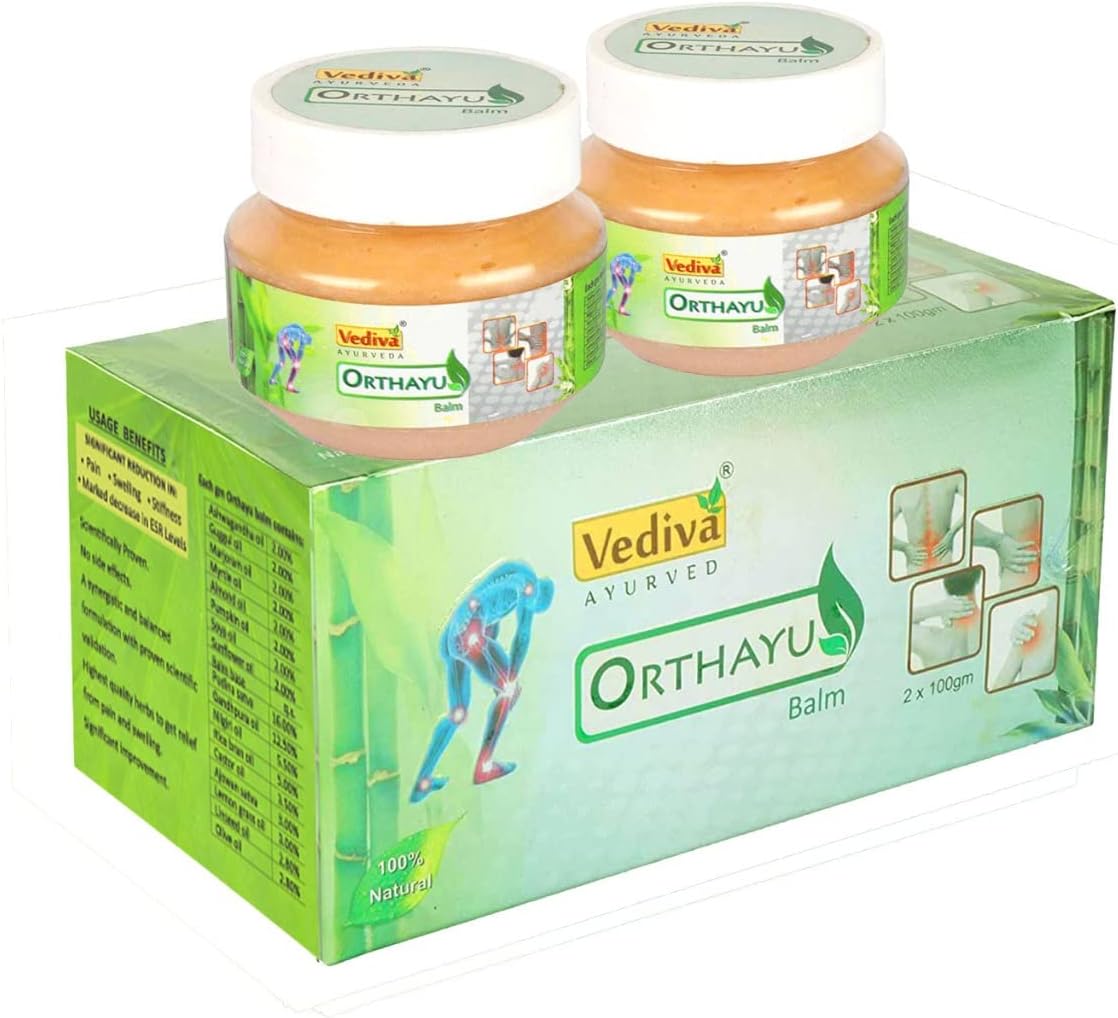 Dreamads Orthayu Balm (Unisex,PO2x100gm) I Pain relief Balm I Ayurvedic Balm I Instant pain relief balm