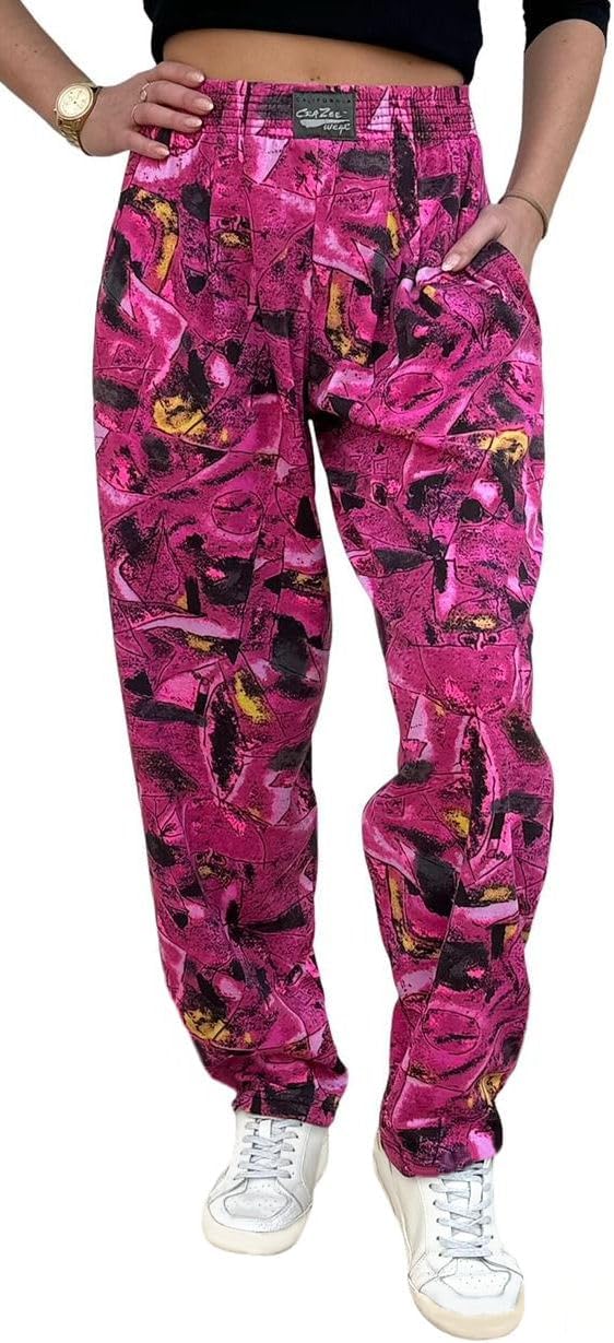 Crazee Wear Loose Fit Baggy Workout Gym Sweat Pants with Two Front Pockets - Image 2