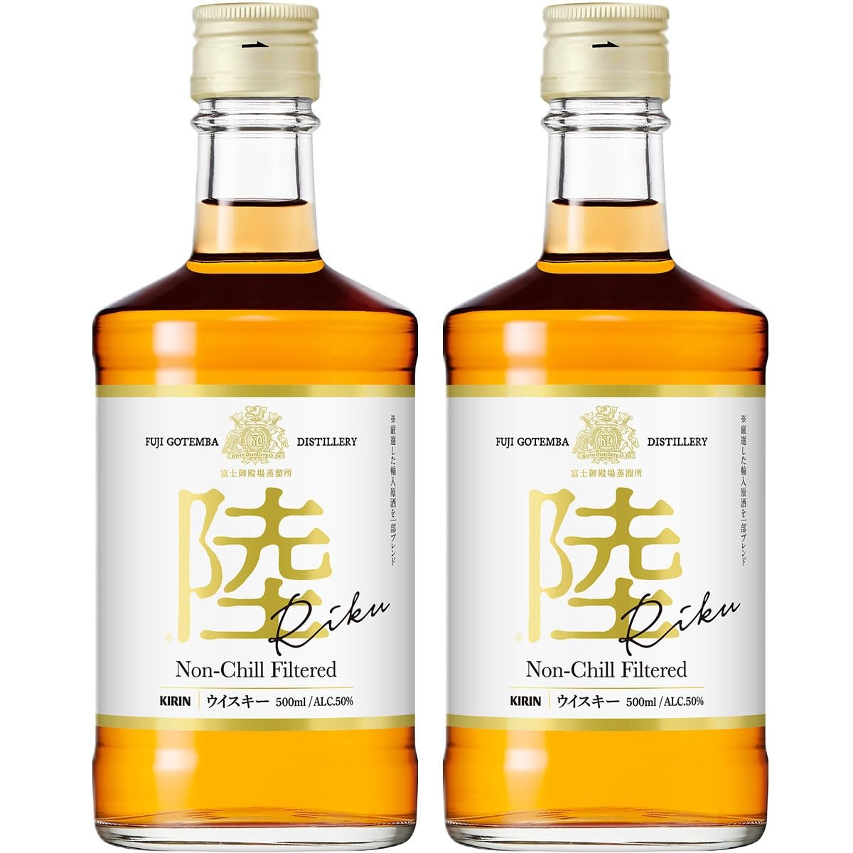 Amazon.co.jp: ［2本セット］キリンウイスキー 陸 500ml : 食品・飲料