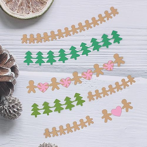 KSCRAFT Guirnaldas de Navidad troqueles de corte de metal para bricolaje álbum de recortes, decoración en relieve DIY tarjeta de papel