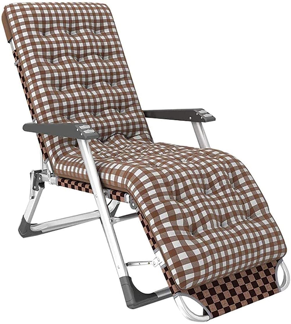 sdneNest Sedia relax da giardino, pieghevole, reclinabile, con poggiatesta, regolabile, da viaggio, campeggio, patio, letto, portatile, senza gravità, colore: grigio caffè