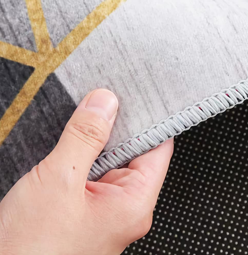 Tapis cuisine antidérapant gris jaune pour sécuriser vos sols - 4