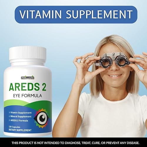 Miniatura 6 de Areds 2 Suplemento para el cuidado de los ojos Suplemento avanzado de vitaminas para los ojos Cápsulas oculares para hombres y mujeres, 240