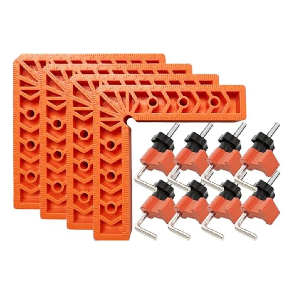 Pomoflexi Right Angle Clamps Corner Clamp for Woodworking Corner Clamps for Woodworking 90 Degree Clamp Right Angle Clamp