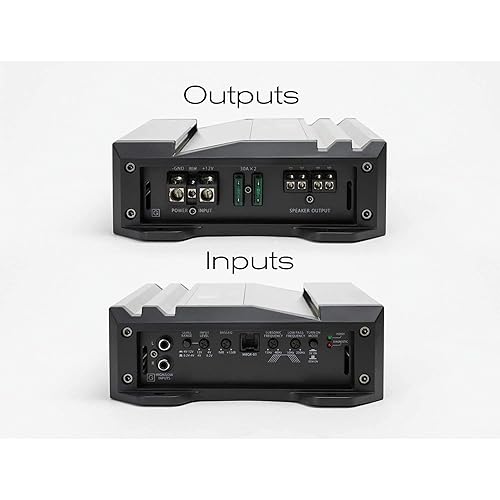 Miniatura 4 de MB Quart FA1-1000.1 Amplificador de audio para automóvil de canal mono (negro) - Amplificador clase SQ, 1000 vatios, estable de 1 ohmio, cruce