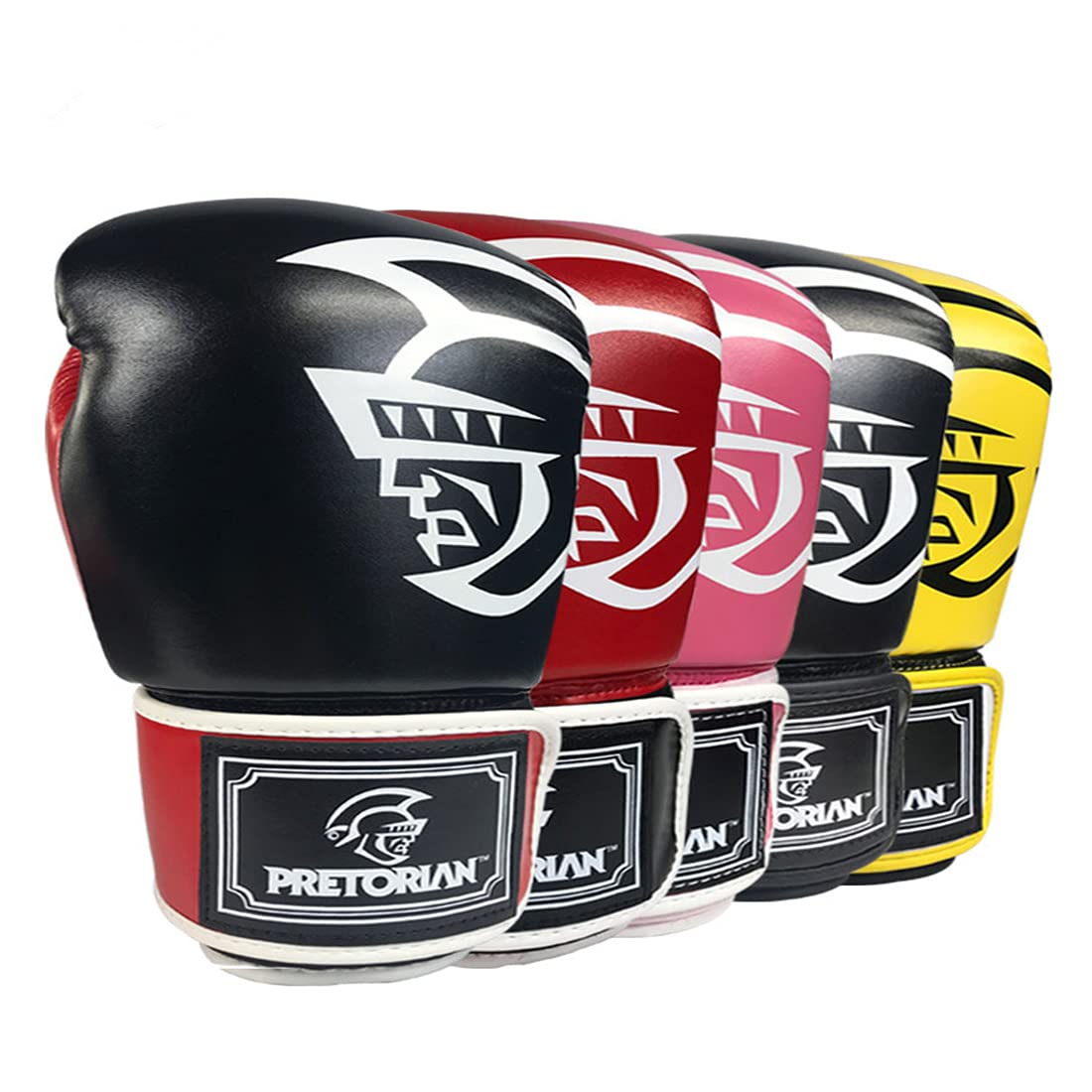 Guanti da inscatolamento di Grado per Uomo e Donna, Guanti da Allenamento, Muay Thai Boxe, Attrezzatura Sanda Fight Fight Fight Arts Kick Boxing Formazione Guanto 8 10 12 14oz,Rosa,8oz