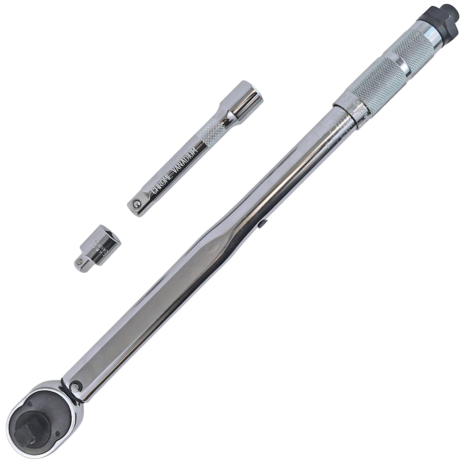 Simply Tools TSET9 1/2" Ratchet Torque Wrench, Reversable Ratchet head 28-210Nm, 10-150ft-lbs - Image 3