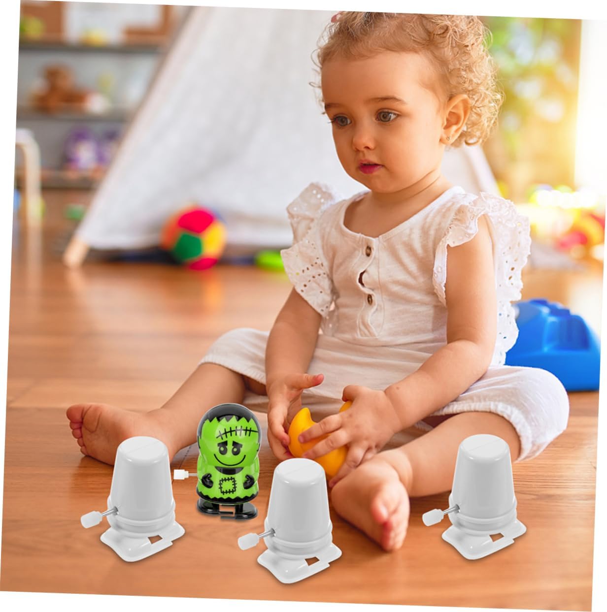 36pcs Clockwork Robot Toy Replacement Mechanisms Movements for Walking Robot Parts Components and Creativity and Skills