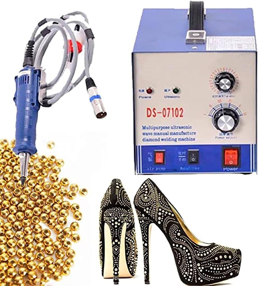 Incastonatore e applicatore di Strass, Macchina for l'impostazione di Perline di Perle ad ultrasuoni, Macchina for Il Fissaggio di Strass di Perle, for Abbigliamento e Accessori