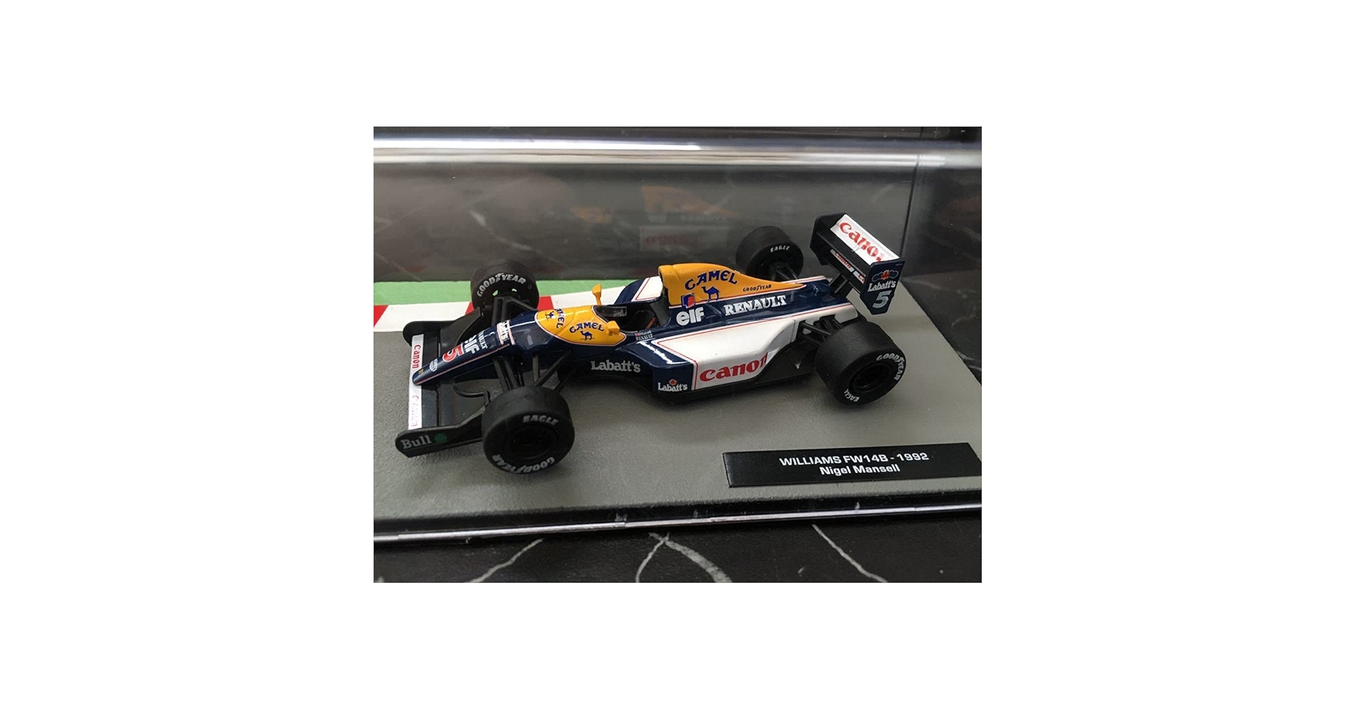 F1マシンコレクション ウィリアムズ　FW14B キャメル仕様　マンセル Amazon | F1マシンコレクション ウィリアムズ FW14B キャメル