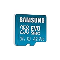 Samsung Memorie EVO Select Scheda MicroSD da 256GB, UHS-I U3