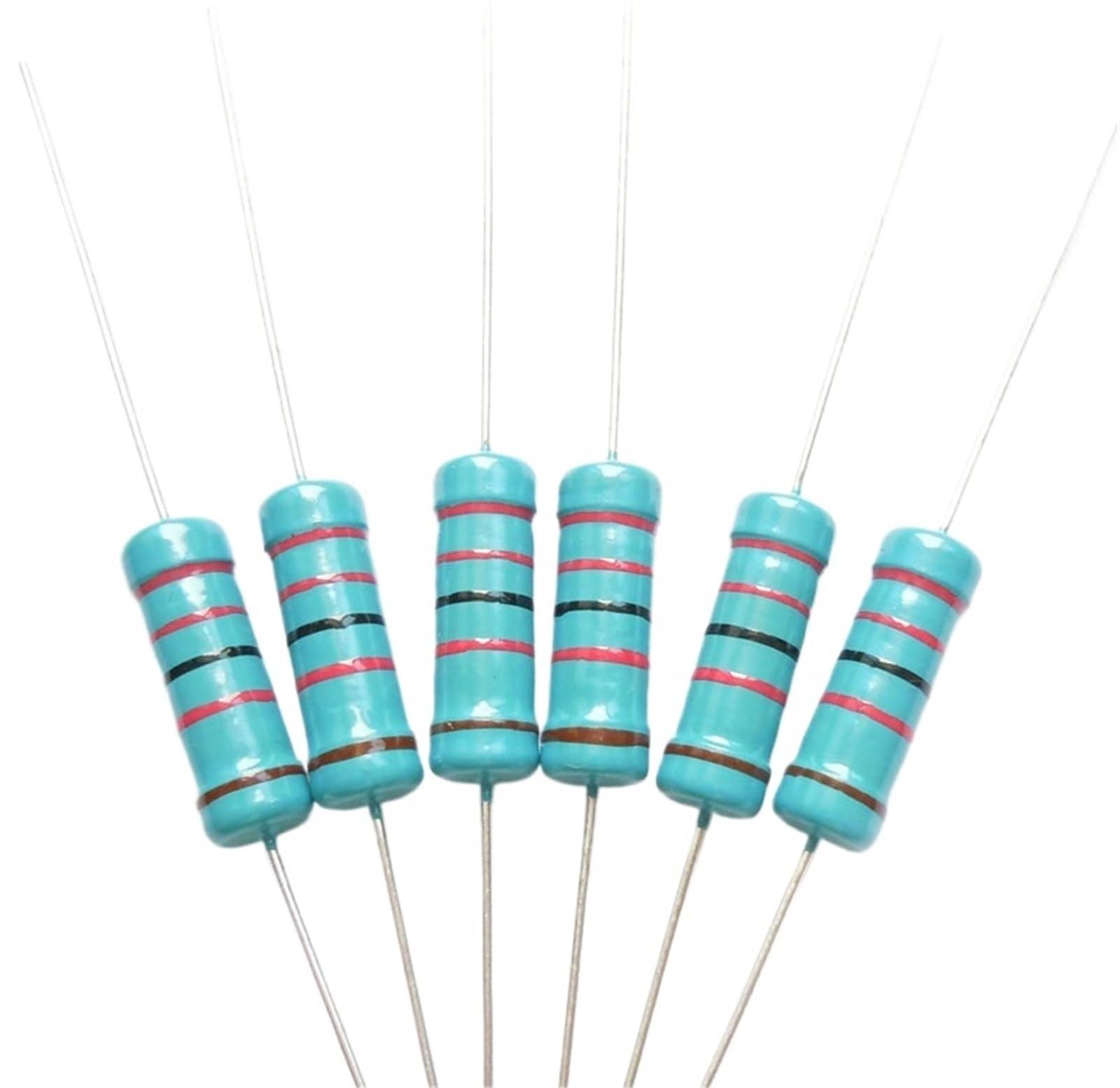 RISWEKFW 5w 50pcs +/-1% Metal Film Resistor 3K 3.3K 3.6K 3.9K 4.3K 4.7K 5.1K 5.6K 6.2K 6.8K 7.5K 8.2K 9.1K 10K 12K 15K 18K 20K 22K ohm(47K ohm)