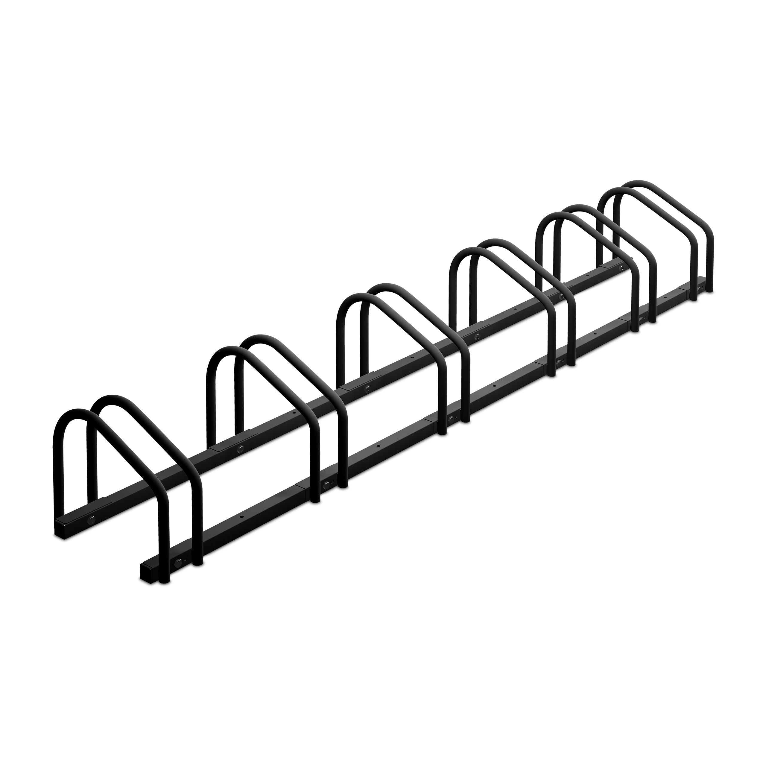 Relaxdays Râtelier pour 6 vélos, Roues de Largeur 60 mm Max., Porte-vélos en métal, Anthracite