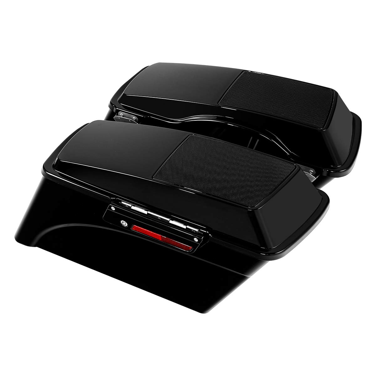 Hard Saddlebags 6x9 Speaker Lids Conversion Bracket Fit For Harley Softail 84-17