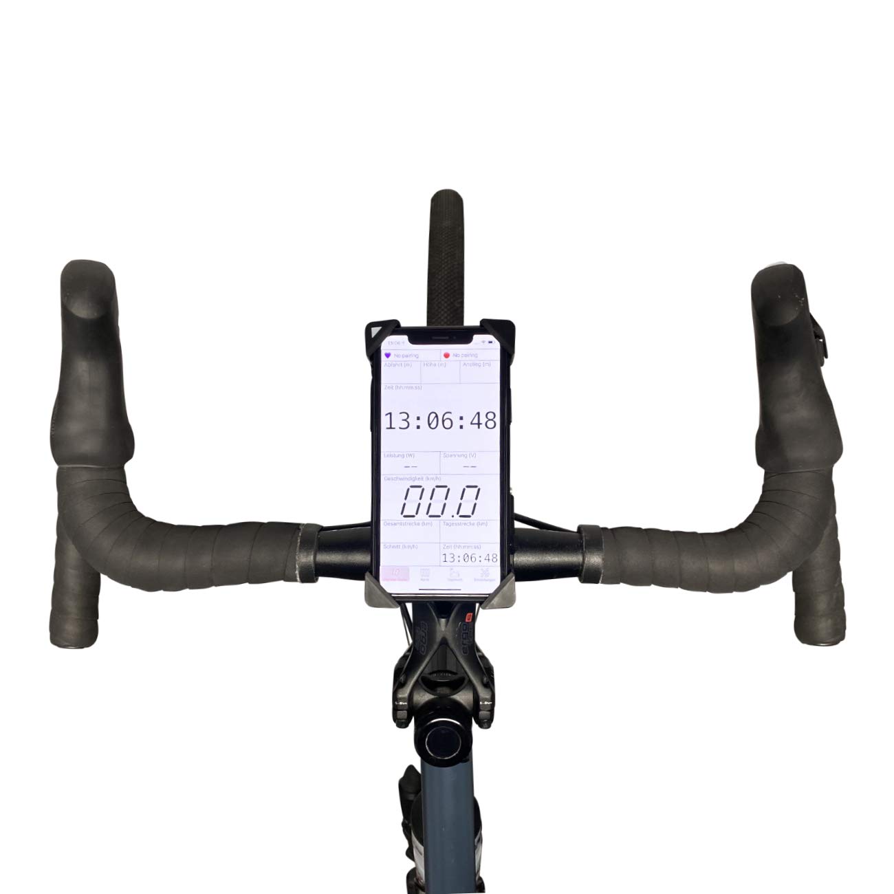NC-17 4318 Connect 3D Universal 1 / uchwyt na smartfon i telefon komórkowy do roweru, motocykla/uchwyt na telefon komórkowy do iPhone'a, nawigacji Galaxy / uchwyt do telefonu komórkowego/uchwyt centralny / czarny, jeden rozmiar