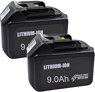 Replacement for Makita 18v Battery 9.0Ah Compatible with Makita Battery 18v BL1840B BL1850B BL1860B 2Packs