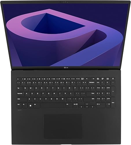 Miniatura 7 de LG Computadora portátil Gram de 17 pulgadas, pantalla IPS WQXGA antirreflejo, procesador Intel 12-Core i7-1360P, 16GB RAM 1TB SSD, teclado