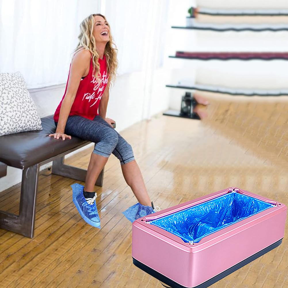 Macchina Applica Pellicola Suola Per Ufficio Casa Macchina Copriscarpe Automatica Usa E Getta Per Casa E Ufficio Copriscarpe Per Ospiti