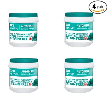 IFB essentials DISHWASHER DETERGENT (PACK OF 4) by Lavanya trade