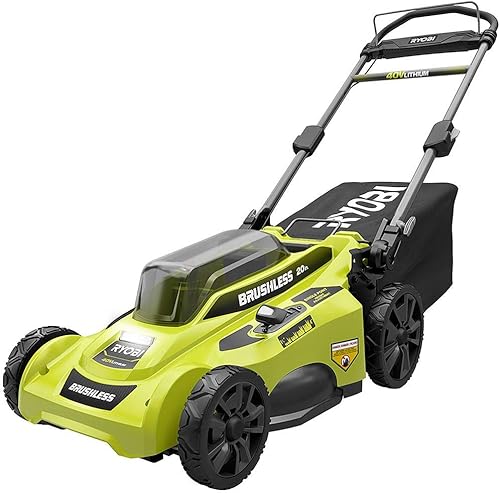 Miniatura 3 de Ryobi Cortacésped inalámbrico de 20 pulgadas 40 voltios con diseño silencioso