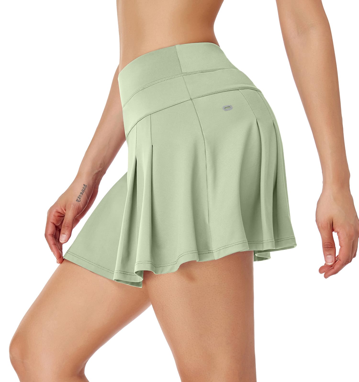 VUTRU Faldas de Tenis para Mujer Falda de Tenis de Cintura Alta con Bolsillos Faldas de Running Falda Deportiva de Golf con Pantalón Interior Falda Pantalón