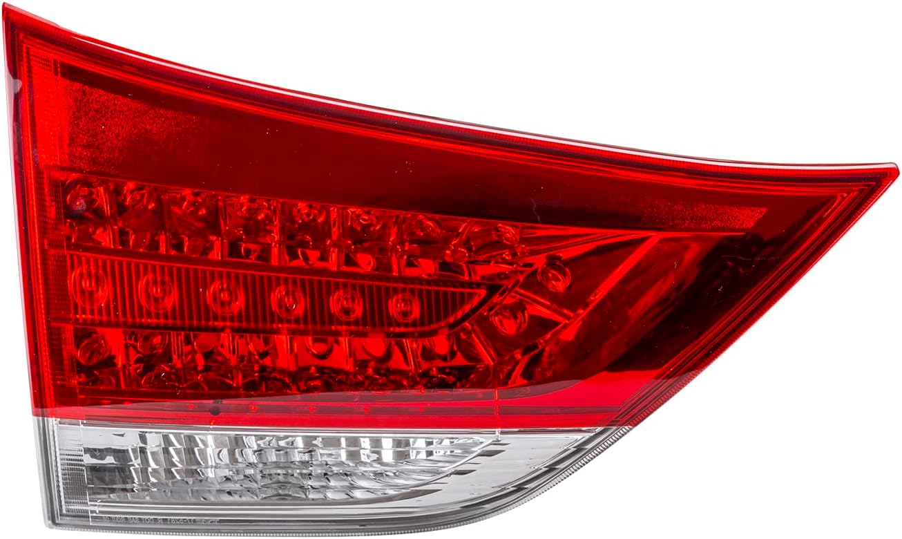 HEADLIGHTSDEPOT Left Driver Side Tail Light Compatible With Toyota Sienna 2012-2014 CAPA Certified