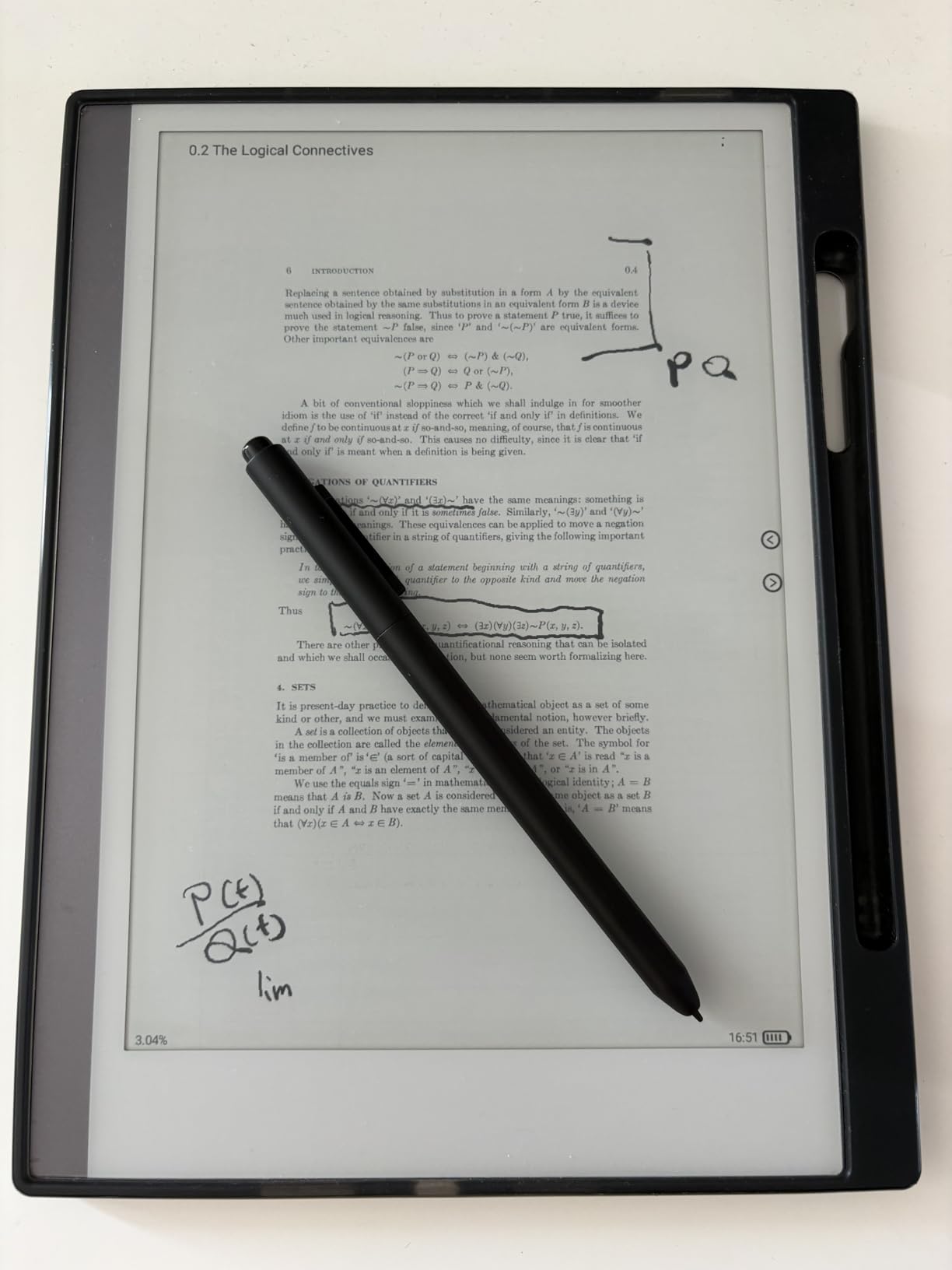 Android E-Ink ePaper Tablet, Paperwhite eBook Reader Digital Notebook ...
