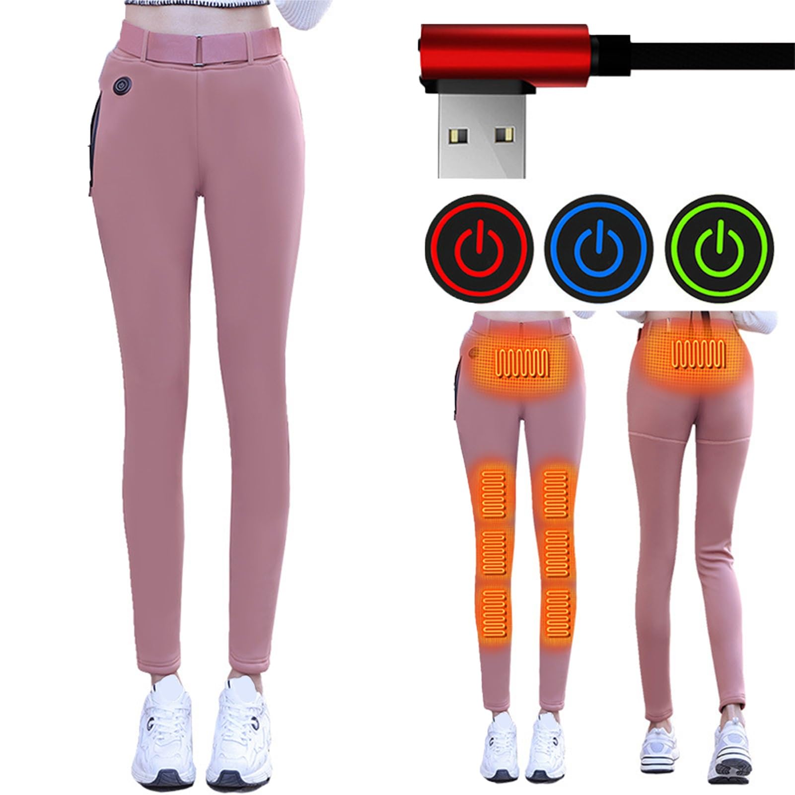 Spodnie Ocieplane Dla Kobiet, Legginsy Z Polaru Softshell Outdoor, Zimowe, Termiczne, Miękkie, Z Wysokim Stanem, Do Uprawiania Narciarstwa Wędrówek Biegania Ćwiczeń Spodnie Dresowe Spodnie Śnieżne