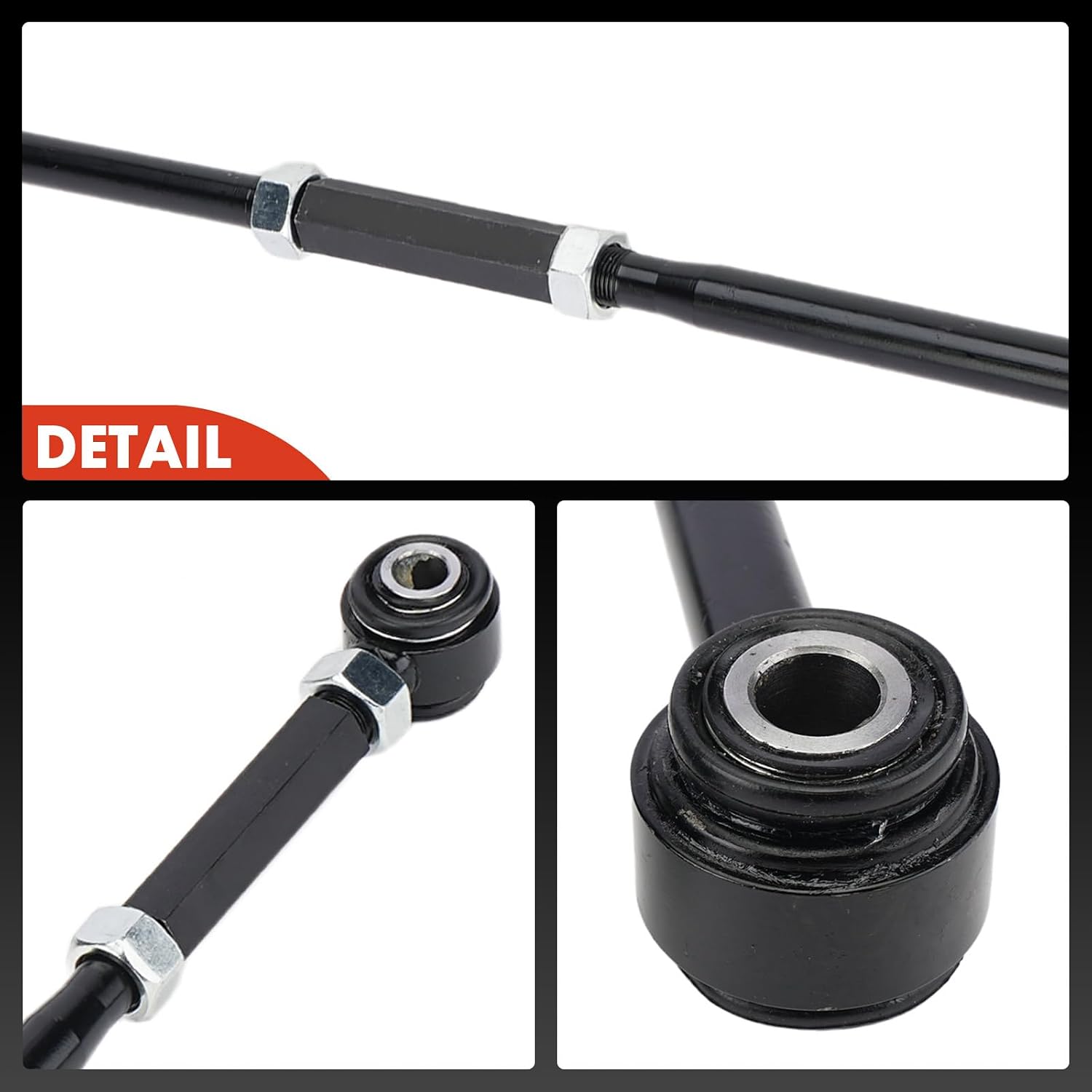 A-Premium 2 x Rear Rearward Lower Control Arms, with Bushing, Compatible with Toyota Camry & Lexus ES300, 1997 1998 1999 2000 2001