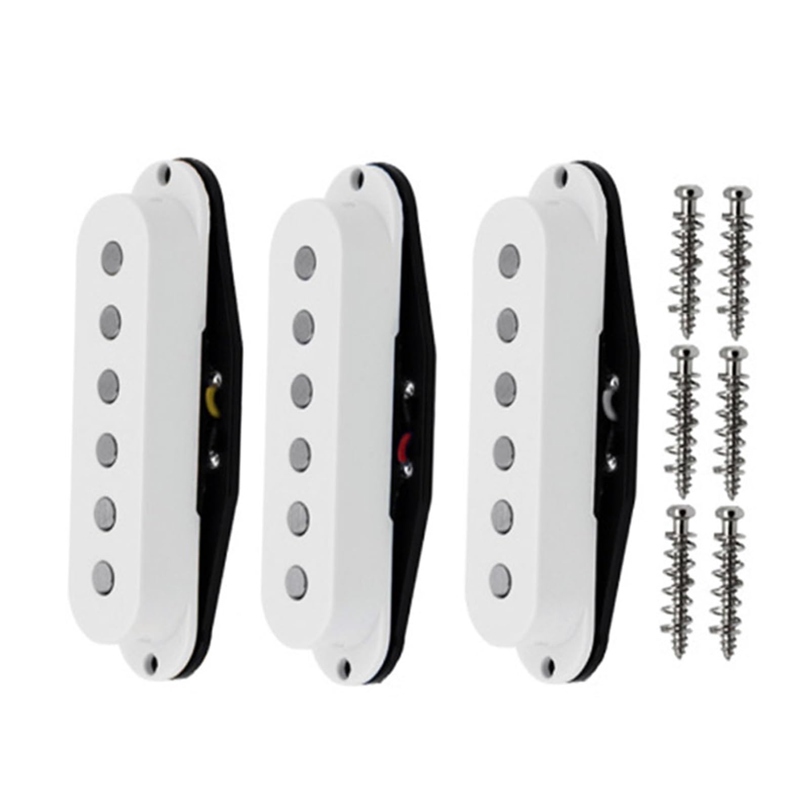 Zubehör Für Tonabnehmer Von Akustikgitarren Set Mit 3 Weißen Single Coil Tonabnehmern Für Elektrische Akustikgitarren