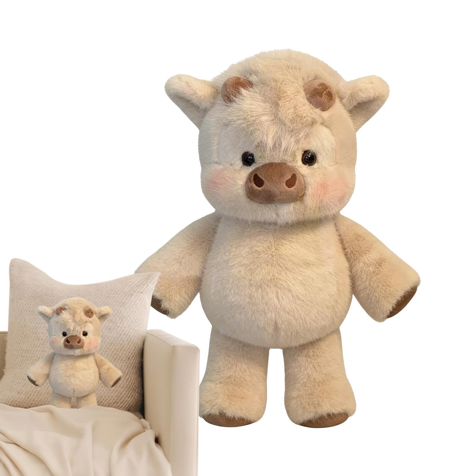 Generisch - Peluche a forma di che corre, cinghiale, peluche a forma di pecora, decorazione per la casa, per famiglia, amici, donne e bambini