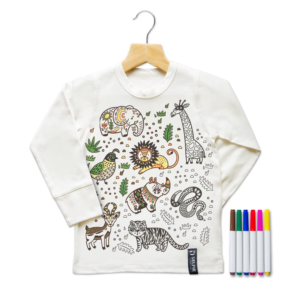 Coloration pour enfants - Jungle (3-4 ans)