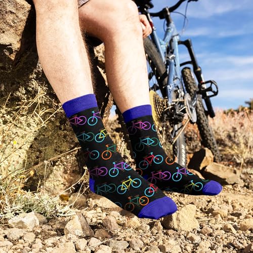 VICRAZY Hiking, Cycling, Camping Socks for Men, Women - Hiking, Bicycle, Camping, Bike Accessories, Stocking Stuffers, Biking, One Size - Image 3