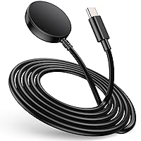 Vista 13 de Cargador de reloj Samsung Galaxy de 3.3 pies compatible con Watch 8/8 Classic/Ultra/7/6/6 Classic/5/5 Pro/4/4 Classic/3/Active/FE USB A carga rápida