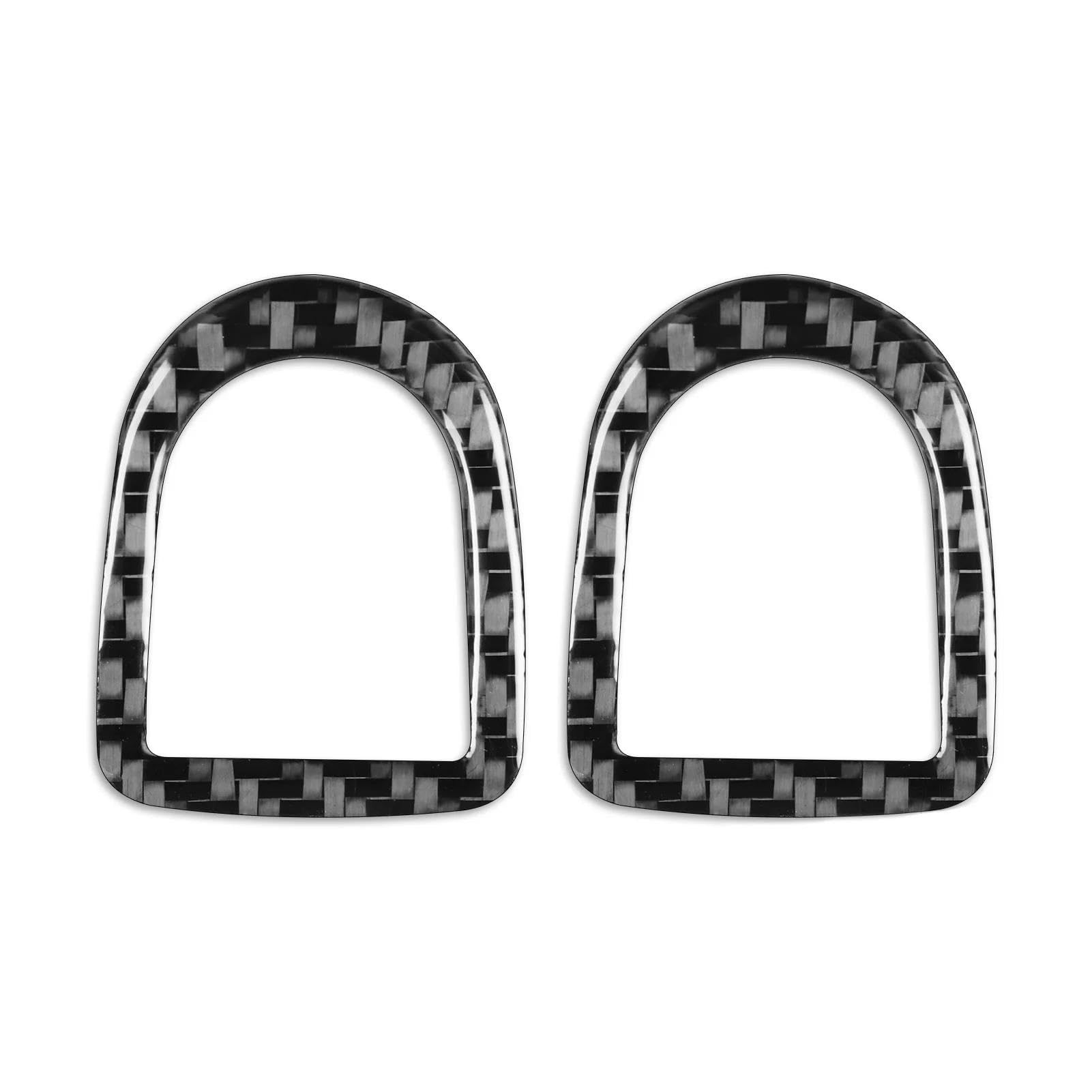Car Door Lock Pin Knob Sticker Decal Carbon Fiber Interior Trim Cover for Ford for Mustang 2009-2014 Anti-dust