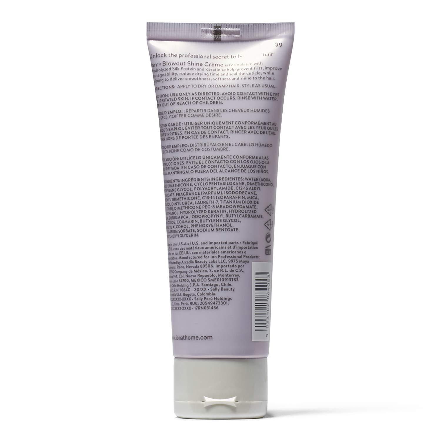 ion Weightless Shine Creme, Lightweight, Reduces Frizz, Enhances Shine, Softens Hair - Image 2