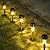 GIGALUMI 16 Pack Solar Path Lights Outdoor,Solar Lights Outdoor Waterproof,Stainless Steel LED Landscape Lighting,Solar Garden Lights for Driveway,Pathway,Patio,Yard