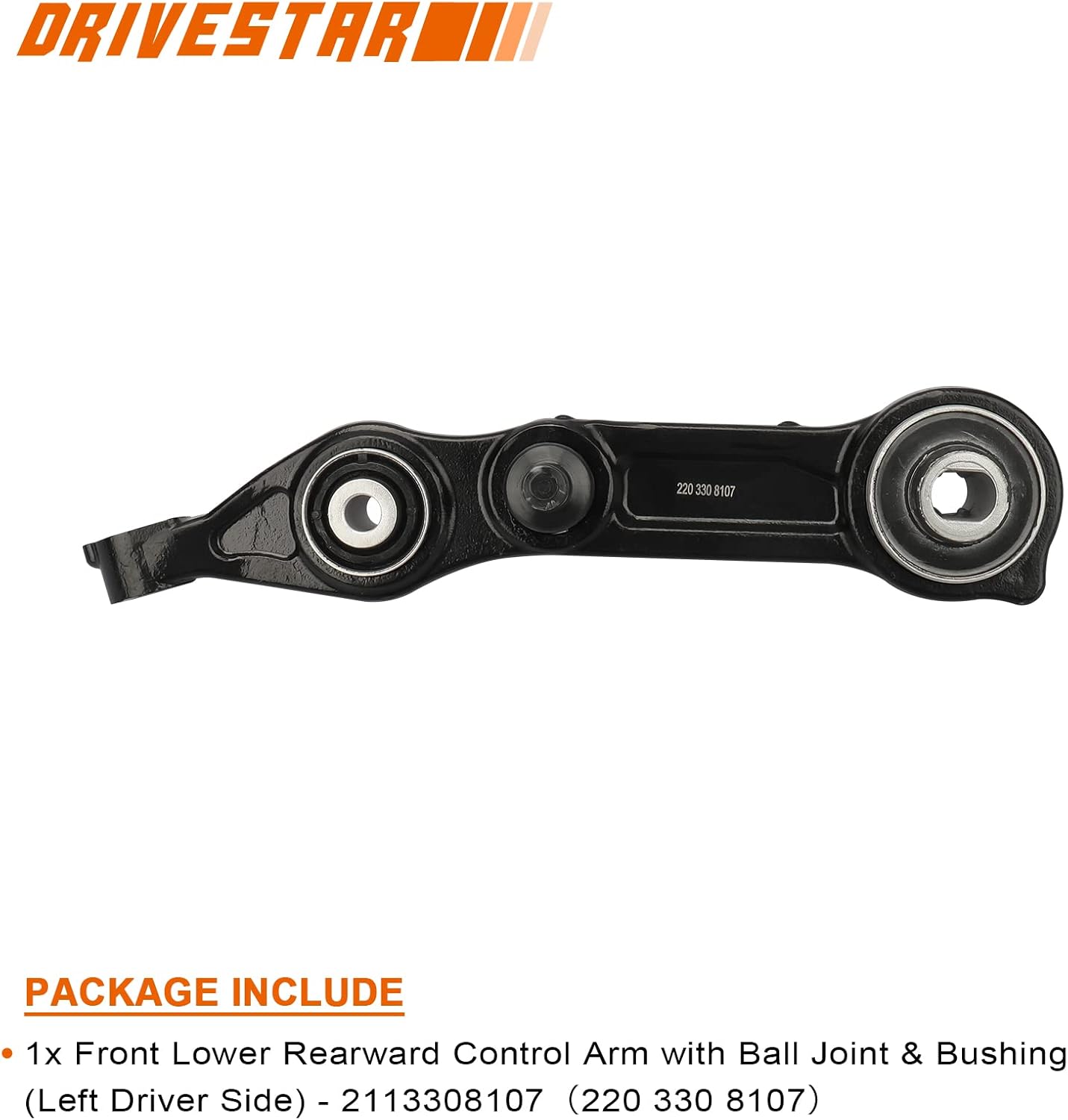 Front Suspension Kit Upper Lower Control Arm Ball Joint Tie Rod End Link Fits for Mercedes-Benz CLS500 CLS55 AMG CLS63 E320 E500 E55 AMG E550 E63 2003 04 05 06 07 08 09, 2113308907 2113309007
