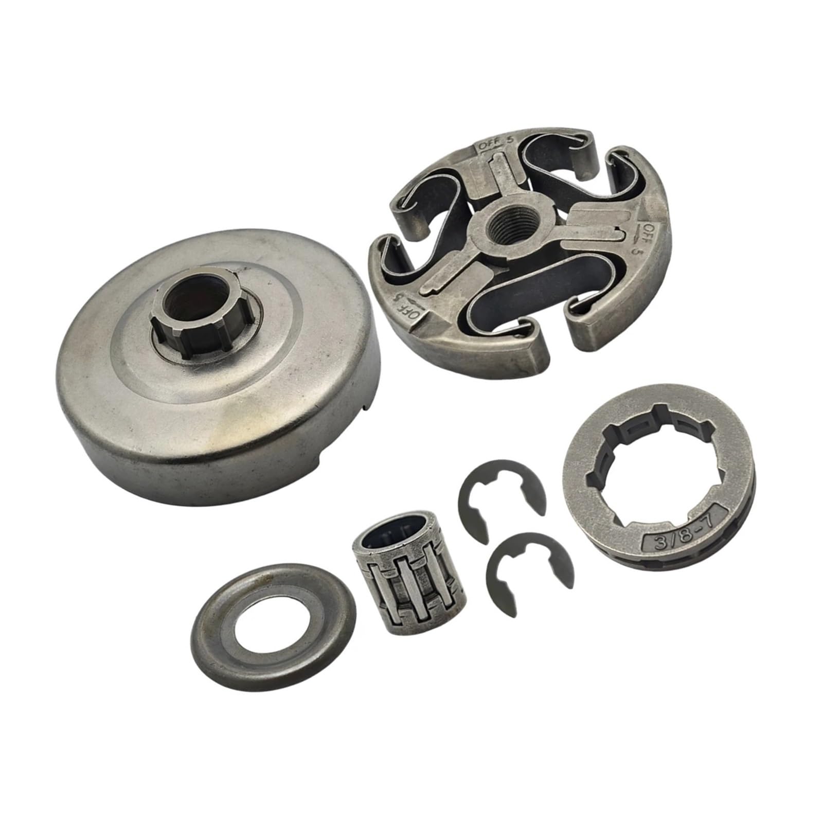 Tambour d'embrayage avec roulement de jante pour tronçonneuse 372 XP 365 371