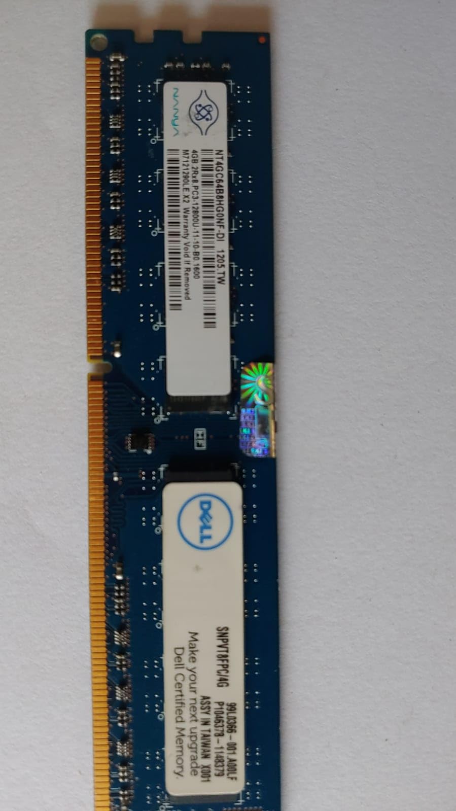 4GB DDR3 Officially Compatible with Dell Desktop PCs RAM Memory Module, Authentic Premium OEM Module