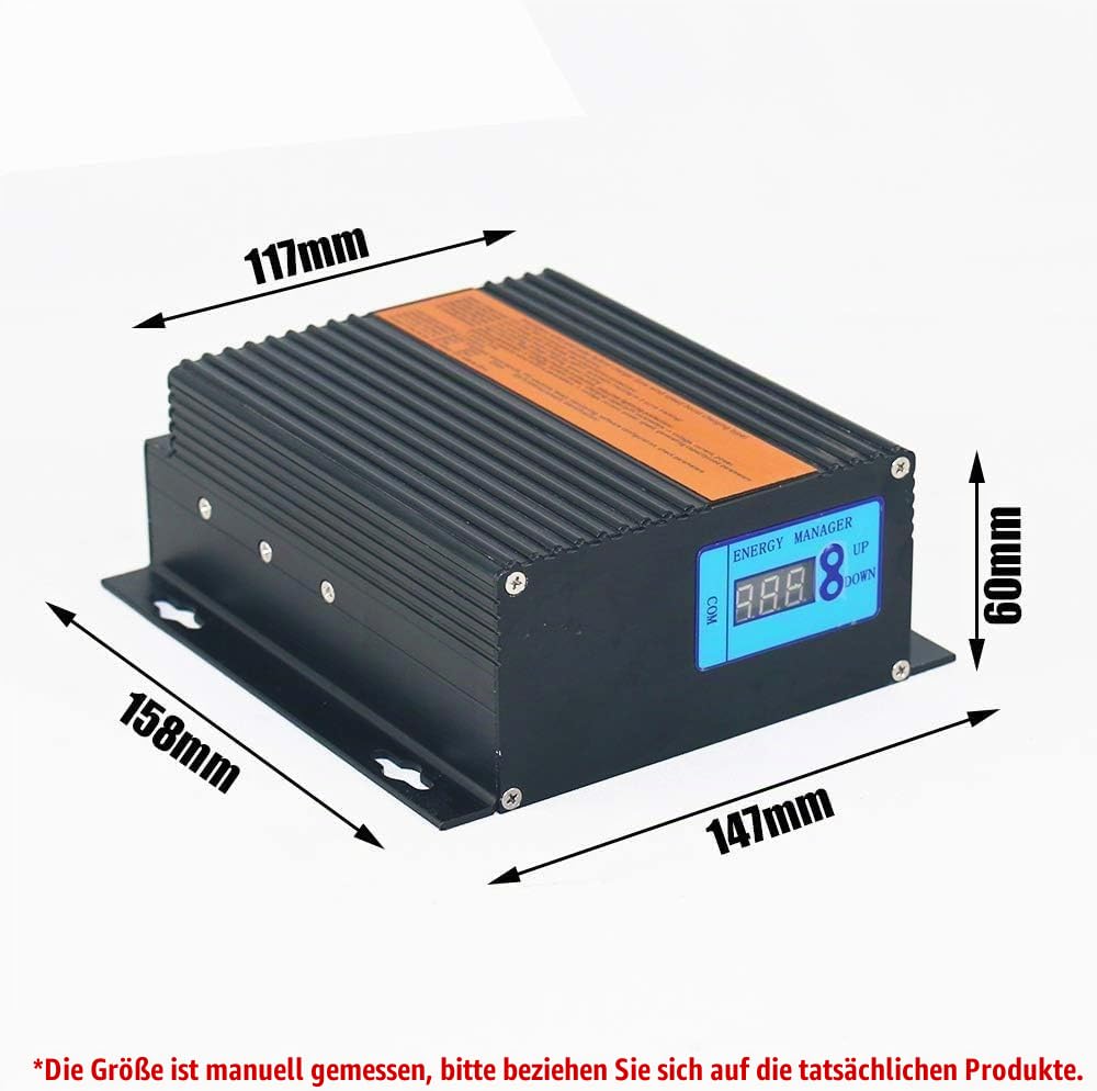 2000W Windkraftanlage Komplettset 24V 48V Hocheffiziente Kleinwindkraftanlage für Haus, Boot und Wohnmobil, Weiß 48V mit MPPT-Laderegler
