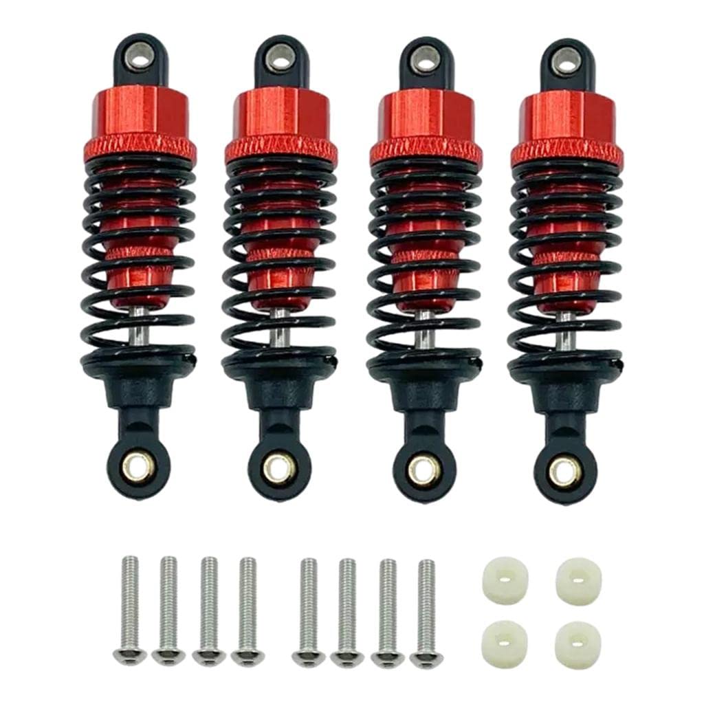 ATORSE Oil Filled Shock Absorber 55Mm Compatible with Ta,- Miya Tt-01 Tt-02 Mf-01X 1/10 Rc Car Red-image-1