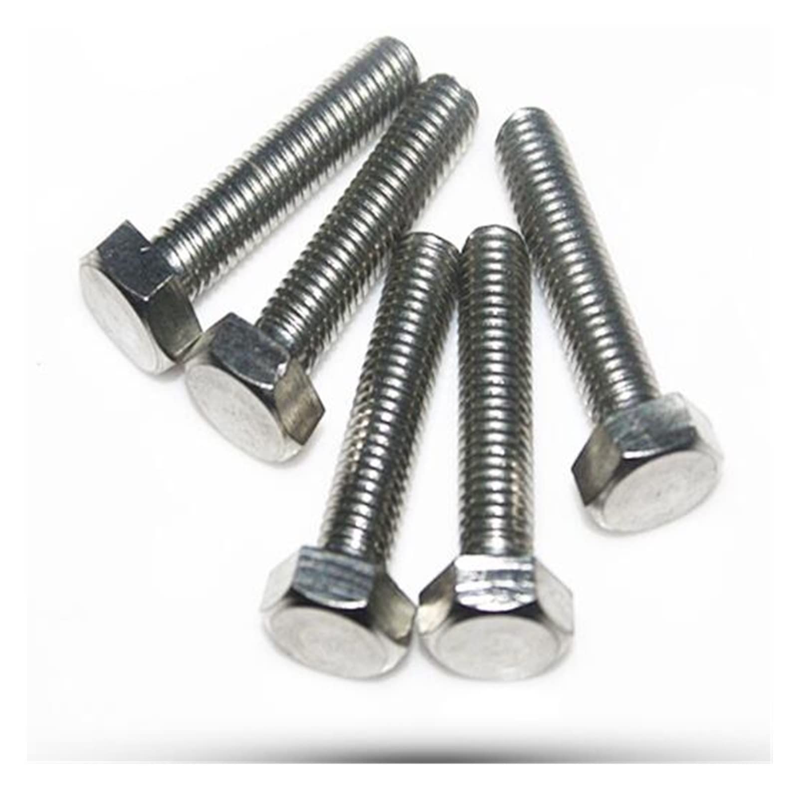 Tornillos hexagonales M8 rosca izquierda en acero inoxidable contra aflojamiento