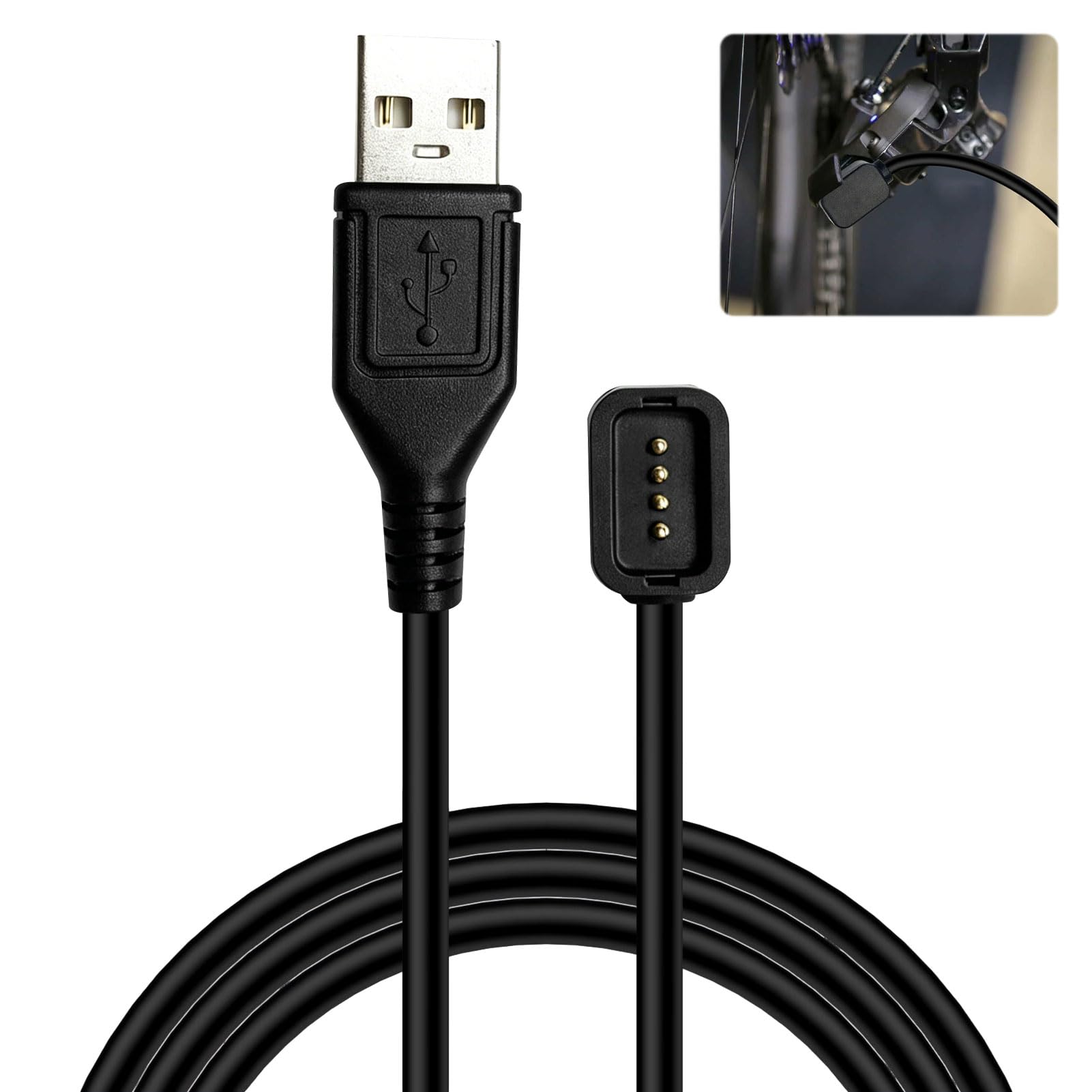 Charging Cable Compatible with Shimano Di2, 1PCS Black EC-300 12 Speed Electric Shifting Charging Cable, Compatible with 12 Speed Systems