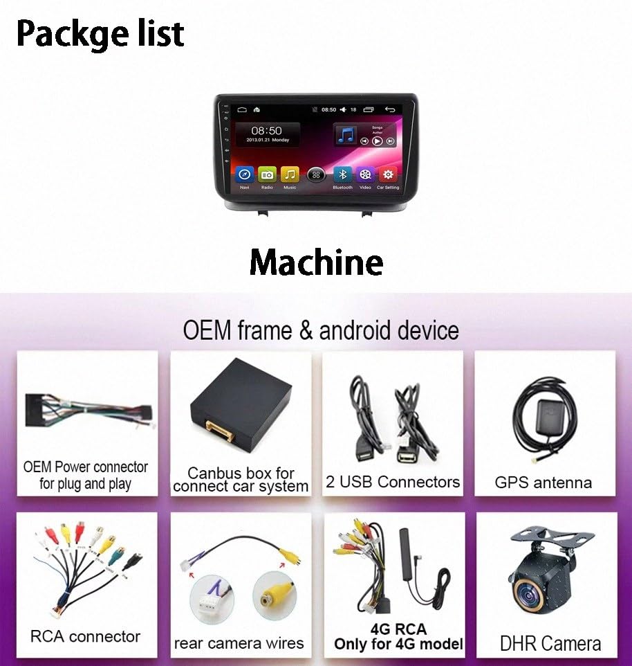Carplay para Renault Clio 3 2006-2019 pantalla inalámbrica con Android Auto 4 Nuclear 7